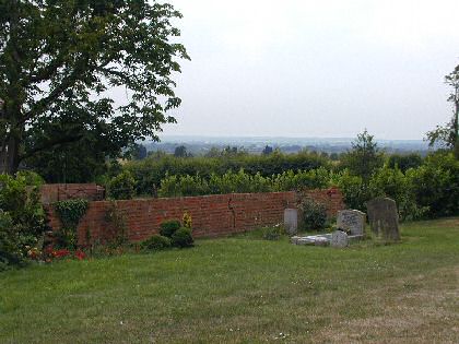 Fig. 14 Churchyard looking south-west