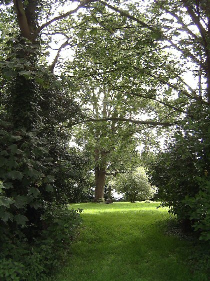 Figure 10. View through the entrance into the churchyard