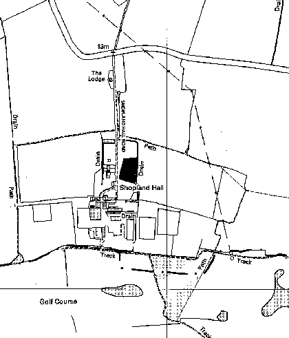 Figure 1. The location of the Conservation Area (shown blocked out)