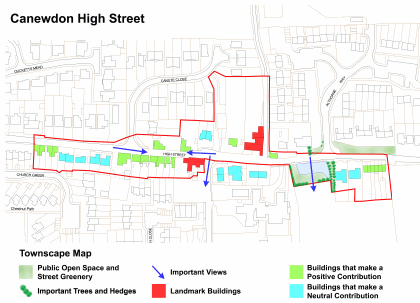 Fig. 21 High Street conservation area townscape map.
