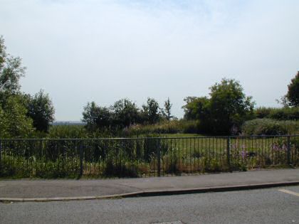 Fig. 39 Barrier around village pond.
