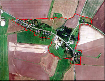 Fig. 42 Aerial photograph of conservation area.