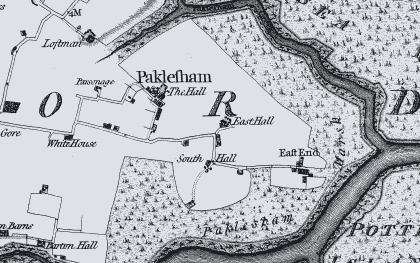 Fig. 5 Chapman and Andre map, Paglesham, 1777.