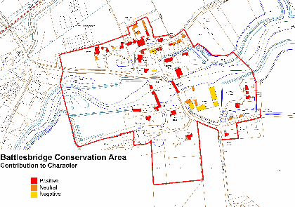 Figure 20: Contribution of individual buildings to the special character of the conservation area.