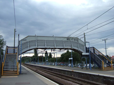 Footbridge at Hockley Railway Station 