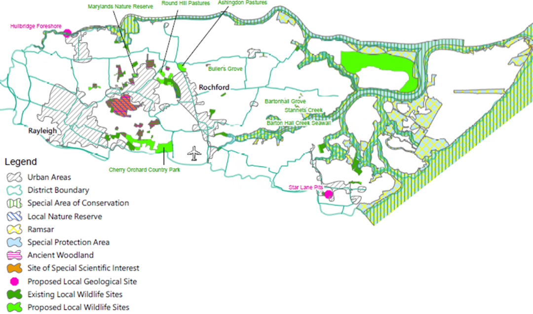 Figure 31: Map Marked with Key Biodiversity Assets